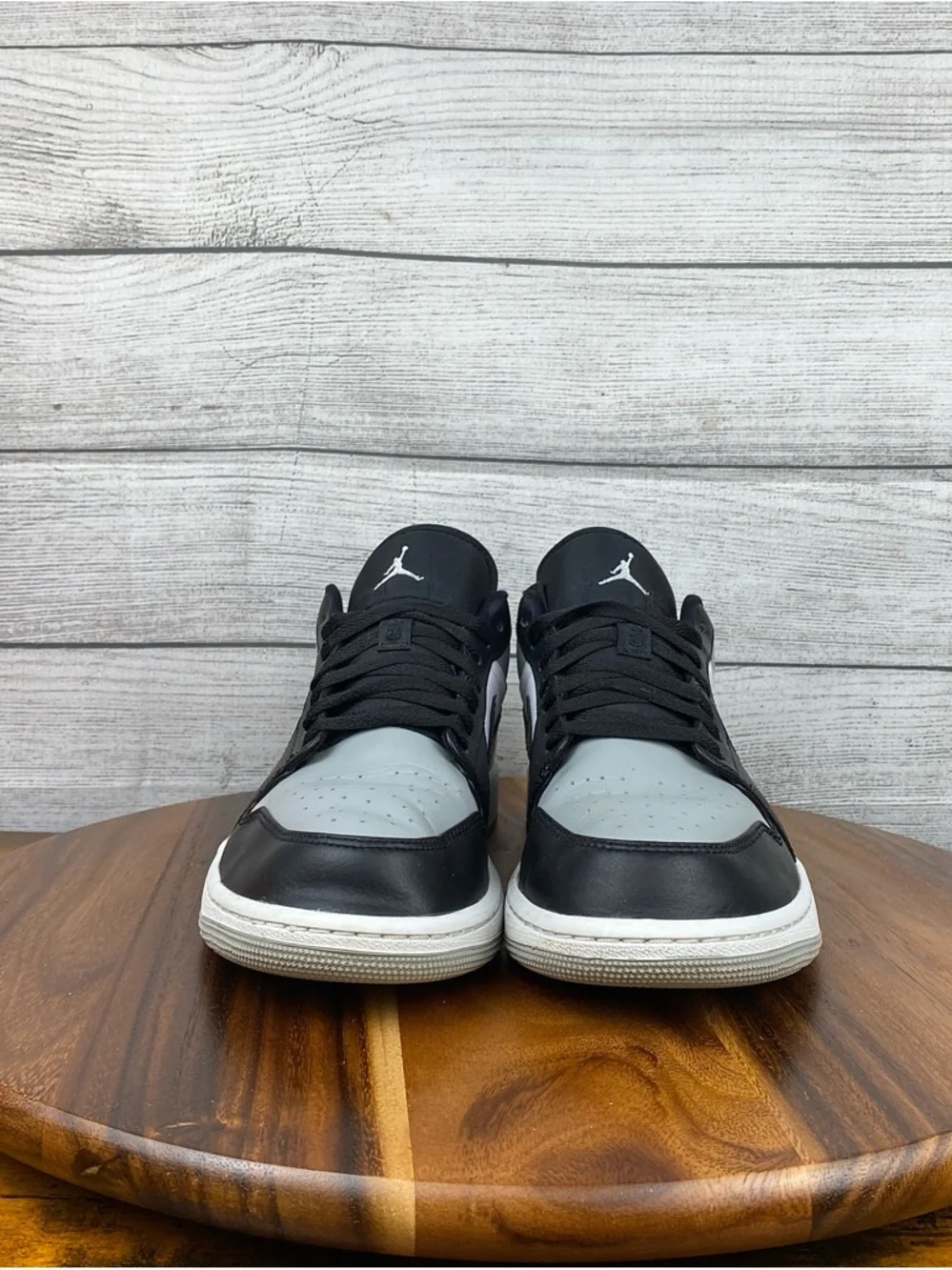 Nike Air Jordan 1 Low Shadow Toe Black Grey Shoes 553558-052 Men’s Size 11.5 - Picture 7 of 12